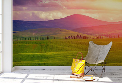 Fototapeta Zelená panoráma